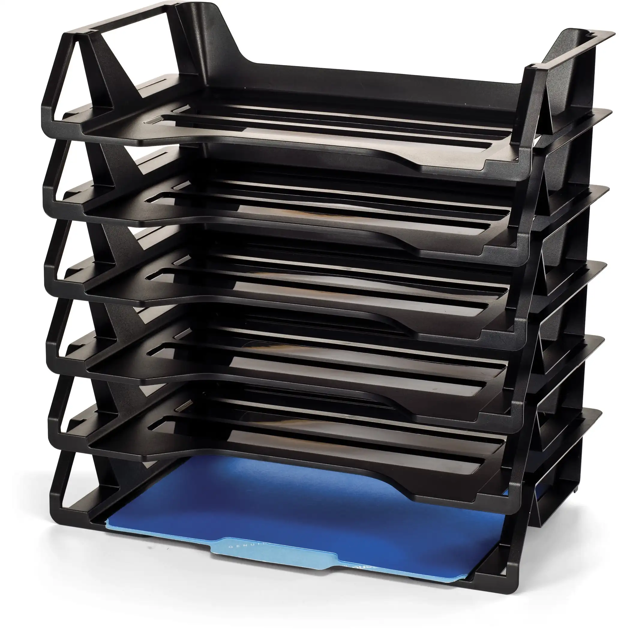 

Load Letter Tray, Recycled, Black, 6 Pack Organization Storage Organizer