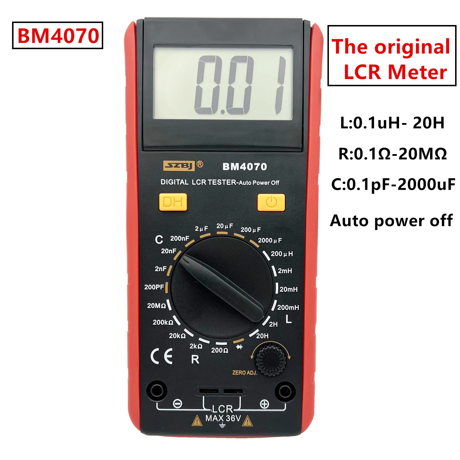 BM4070 LCR метр мультиметр тестер цифровой фотометр с ЖК-дисплеем превышения