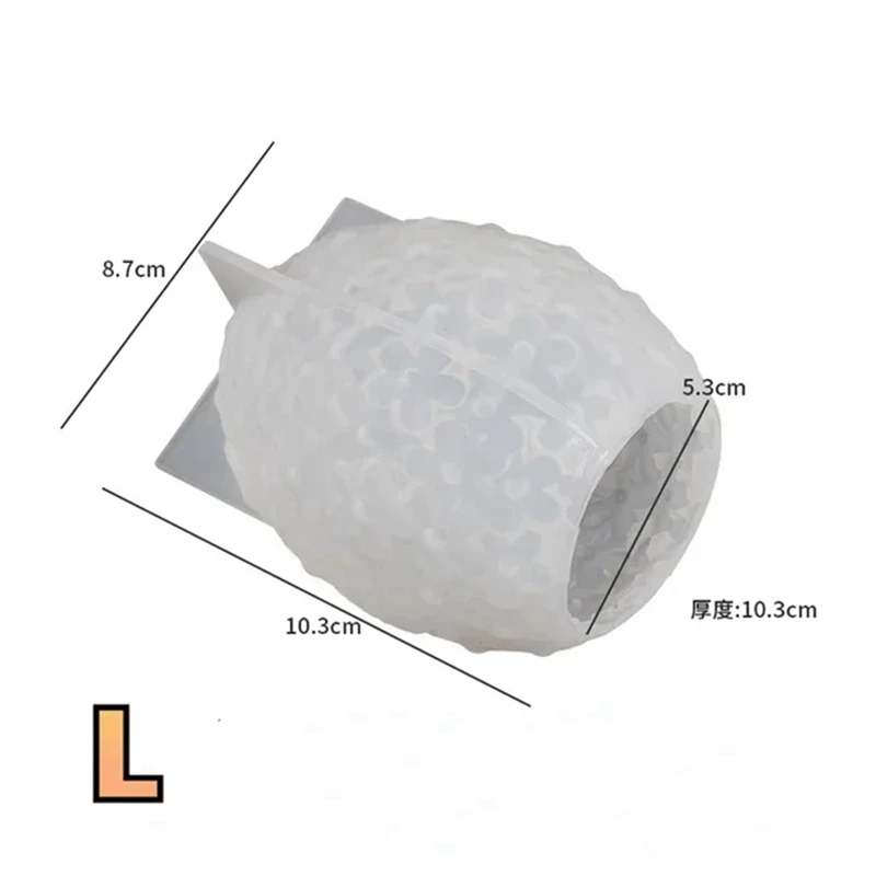 Резьба цветок яйцо силиконовая форма для свечи мыло искусственная смола