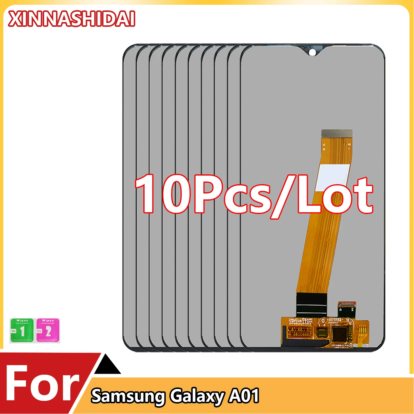 10 шт./лот 5 7 ''дисплей для Samsung Galaxy A01 A015 ЖК-дисплей с сенсорным экраном