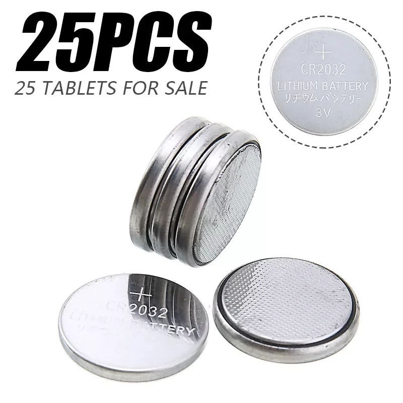 

New 25pcs 3 Volt CR2032 Lithium Button Cell Battery Remote Control Toy Electronic Scale Watch Batteries