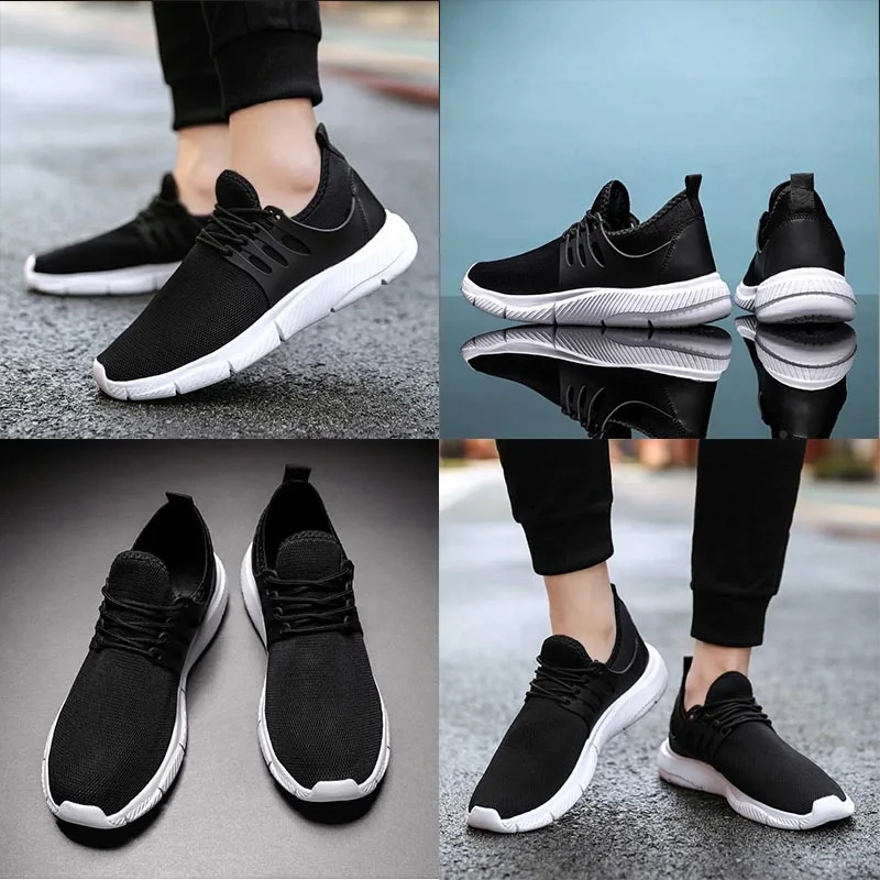 

High-Sole Black Man Sneakers Esportivo Sport Men Luxury 2022 Running Man Running Hommes Sports Sneakers Husband Race Tennis Sho