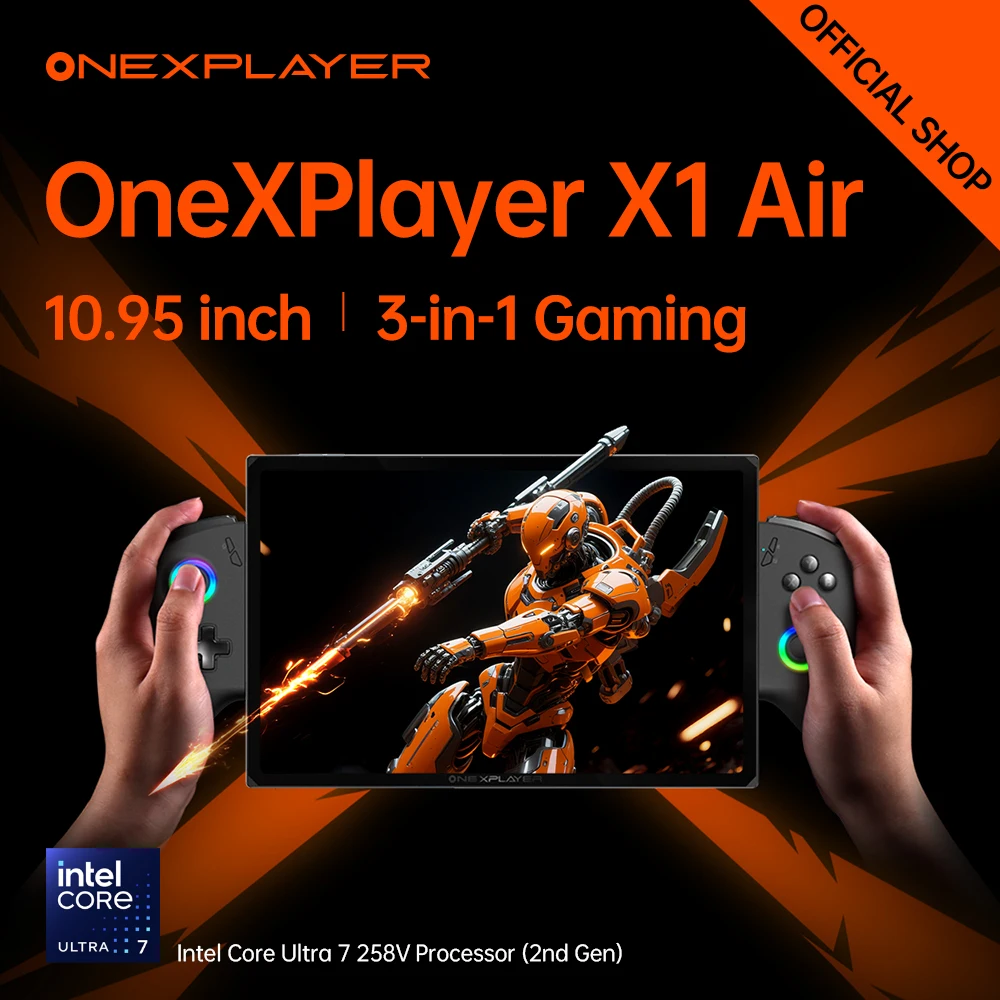 Фото Набор аксессуаров для портативных устройств OneXPlayer - защитная пленка для экрана, джойстик, USB-кабель и запасные части для консолей ONE-NETBOOK №5