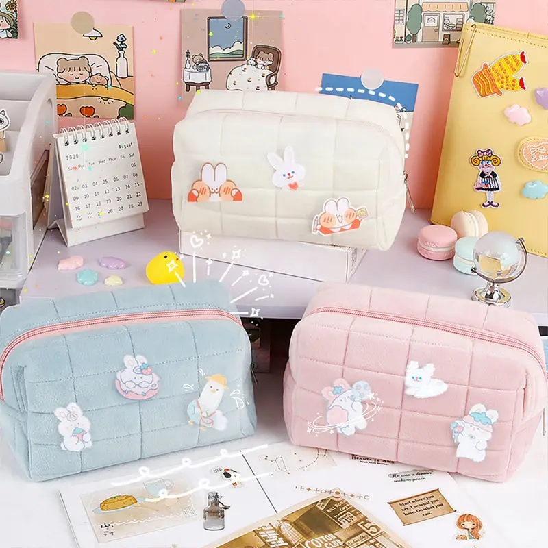 

Pillow Pen Bag Pillow Bag Extra Large Capacity Cute Creative Student Storage Bag High-value Stationery