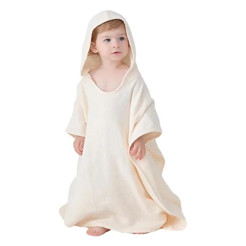 

Hooded Bath Towels For Babies Baby Swim Essentials Bathrobe With Hood After Shower Baby Essentials Applicable For Bath Beach