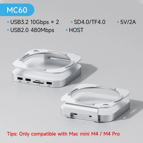 Hagibis концентратор USB C с SSD для Mac Mini M4/M4 Pro