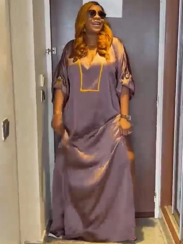 

Dashiki African Dresses for Women Traditional Clothes Plus Size Boubou Robe Africaine Femme Dubai Muslim Kaftan Long Maxi Dress