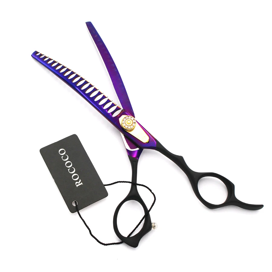 

Scissors Thinning Inch 7.0 Shears Clipper Thinning Scissors Shark Haircut Tools Curved Professional Grooming Chunker Dog Dog Pet
