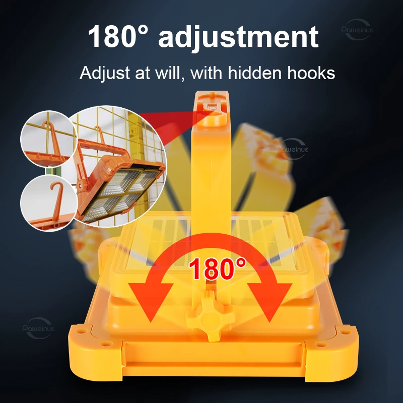 Фонарь с солнечной батареей водонепроницаемый портативный фонарь суперъяркой 5