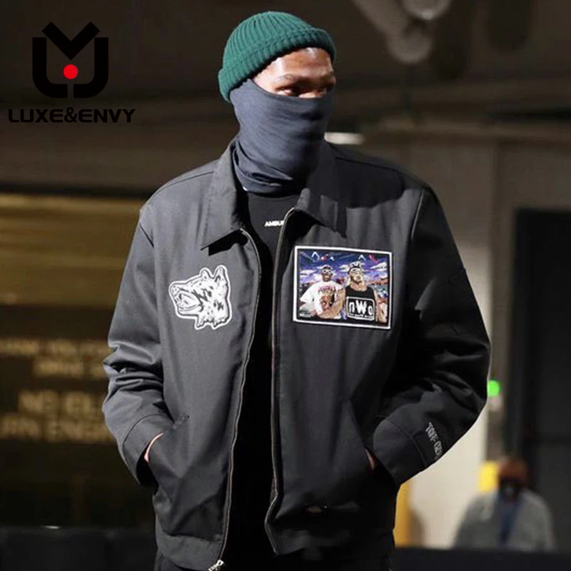 

Куртка мужская хлопковая свободного покроя, с вышивкой «Звезда»