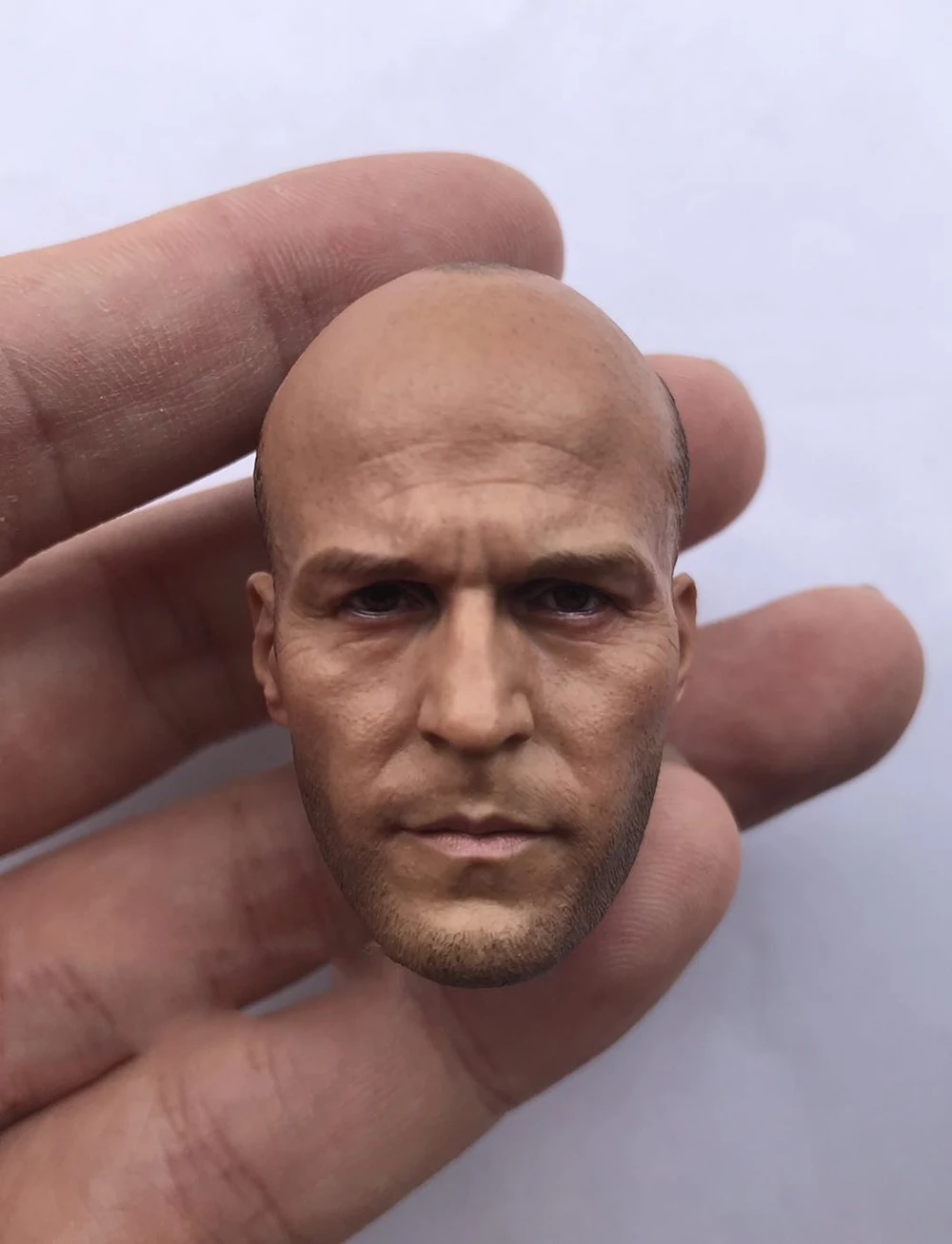 

Best Sell 1/6 Jason The Expendables Statham Male Head Sculpture Carving For 12inch Action Figure DIY