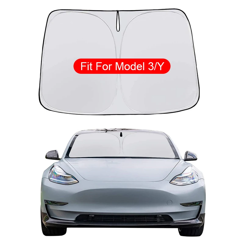 

Для Tesla Modell 3/Y Auto Windschutzscheibe Sonnenschutz Abdeckungen, съемные автомобильные передние панели Sonnenschutz Schiebedach