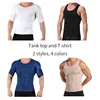 Men's Slimming Body Shapewear Corset Vest Shirt Compression Abdomen Tummy Belly Control Slim Waist Cincher Underwear Sports Vest 4