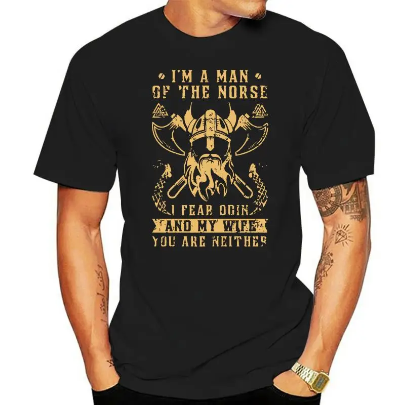 

Odin Vikings Man T Shirt Home Wear Classic Loose T-Shirt MenSummer Round Neck Tee Dad Newest Unique Clothes Odin