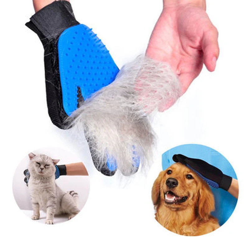 

Cat Gloves Dog Hair Brush Pet Supplies Hair Removal Artifact Cat and Dog Hair Cleaning Gloves Hair Removal Brush Massage Gloves