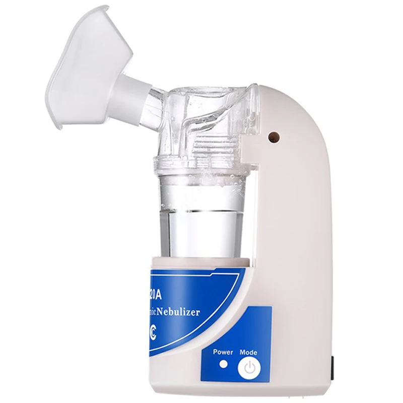 

Compact Portable White 2.4Mhz 25ml US Plug Handheld Nebuliser Respirator Humidifier Ultrasonic Nebulizer