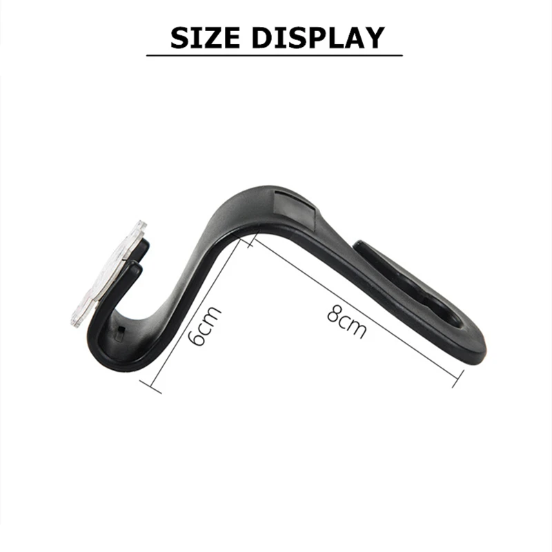 Автомобильная вешалка с мультяшными животными крючок на спинку сиденья