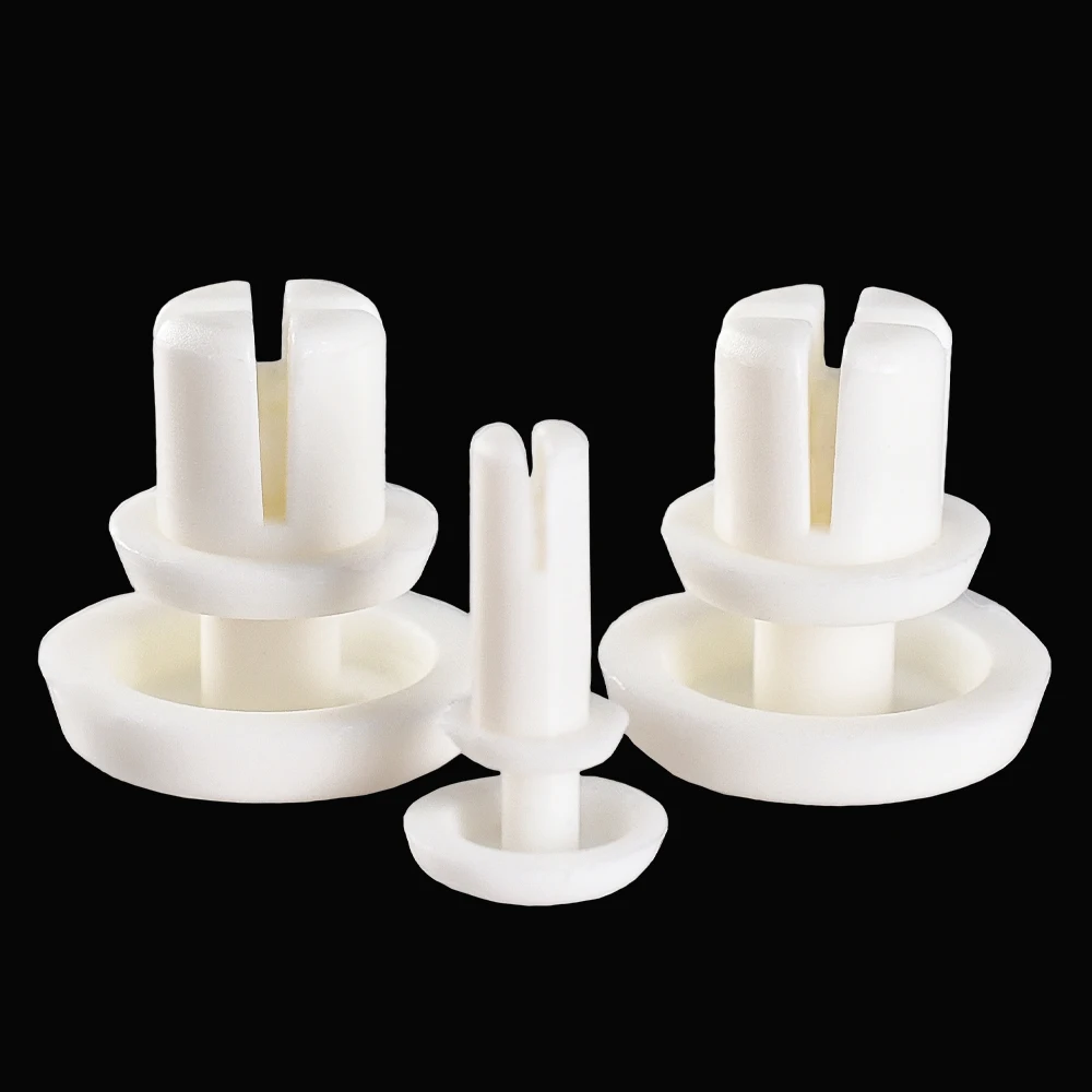 100/200 шт. нейлоновая заклепка типа R R2024-R6080, белый/черный зажим, крепеж для печатной платы, заклепки, пластиковые расширительные заклепки R-типа