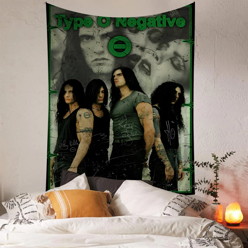 Rock Band T-Type O-N-Negative Self-adhesive Art Poster HD Quality Wall Retro Posters For Home Decor