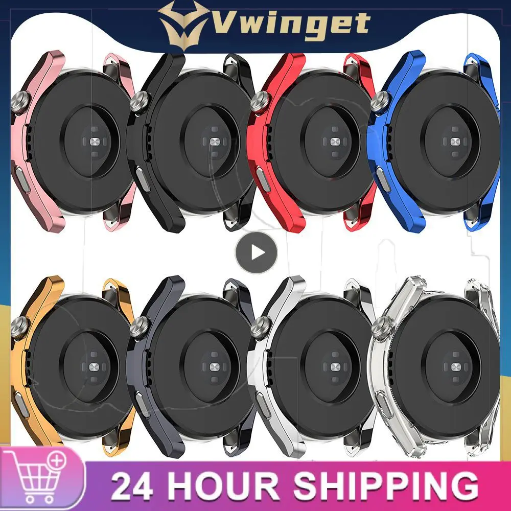 

Watch Protective Case All-inclusive Bracelets Cover Anti-drop Dust-proof Watch Screen Protector Watch Accessories Tpu Hard Shell