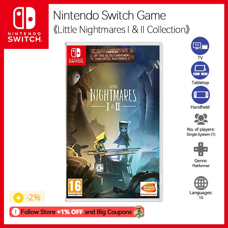 Nintendo Switch Game Dleas - Little Nightmares Complete Edition -Games  Cartridge Physical Card Platformer for Switch OLED - AliExpress