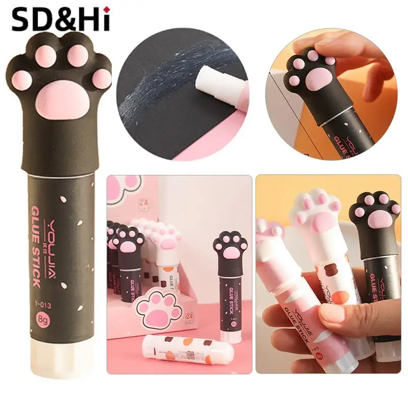 

1 шт., твердый клей-карандаш в форме кота