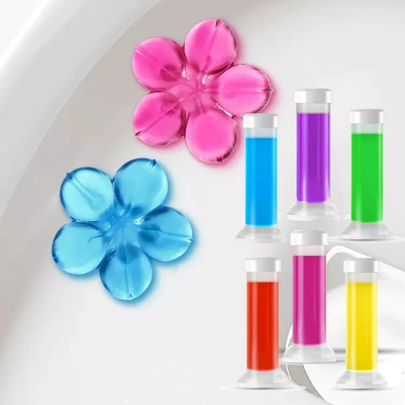 

Toilet Cleaner Gel Deodorant Air Freshener Aromatic Flower Needle Detergent Flower Toilet Bathroom Fragrance Deodorant Cleaning