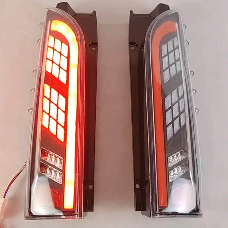 

Car LED Taillight For TOYOTA HIACE Bus Van 2005 - 2019 cover Parts Tail Light Rear Bumper Fog Lamp Modify Accessories