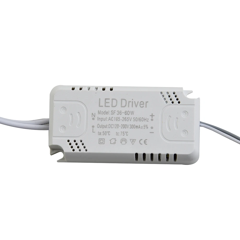 Адаптер светодиодного драйвера 240-300 мА 8-24 Вт 24-40 40-60 60-80 AC165-265V Панель