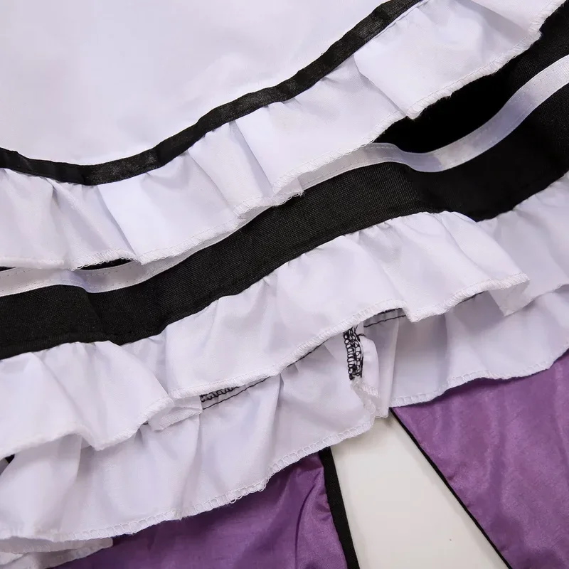 Костюм для косплея из аниме Re Zero кара хаджимеру Isekai Seikatsu Ram Rem черной горничной