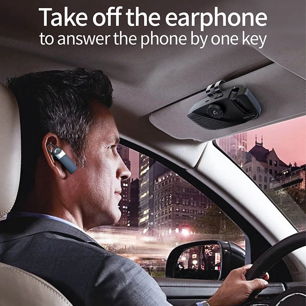 Автомобильный комплект Bluetooth громкой связи гарнитура солнцезащитный козырек 5 0 +