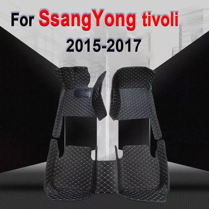 

Автомобильные Коврики Для SsangYong tivoli 2015-2017 2016, коврики для ног, аксессуары, водонепроницаемые аксессуары для салона автомобиля