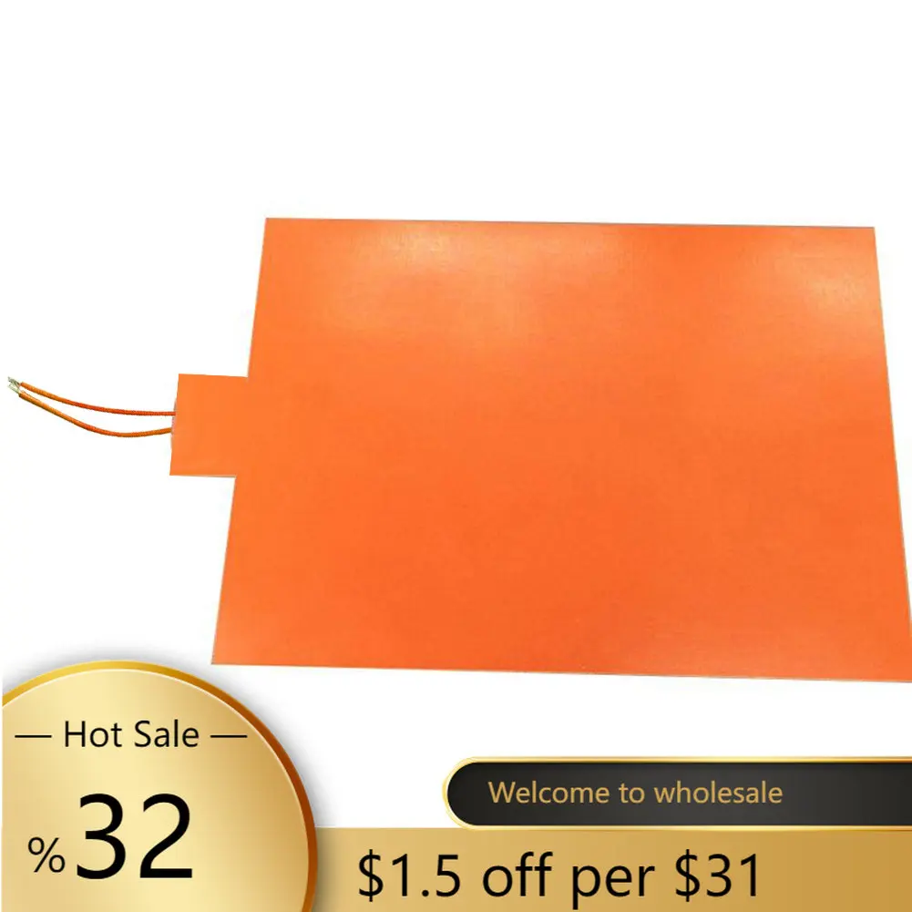 

12V 100W Silicone Heated Bed Heating Pad Waterproof 175*225MM Pads For Battery Box Insulation Heating Home Improvement