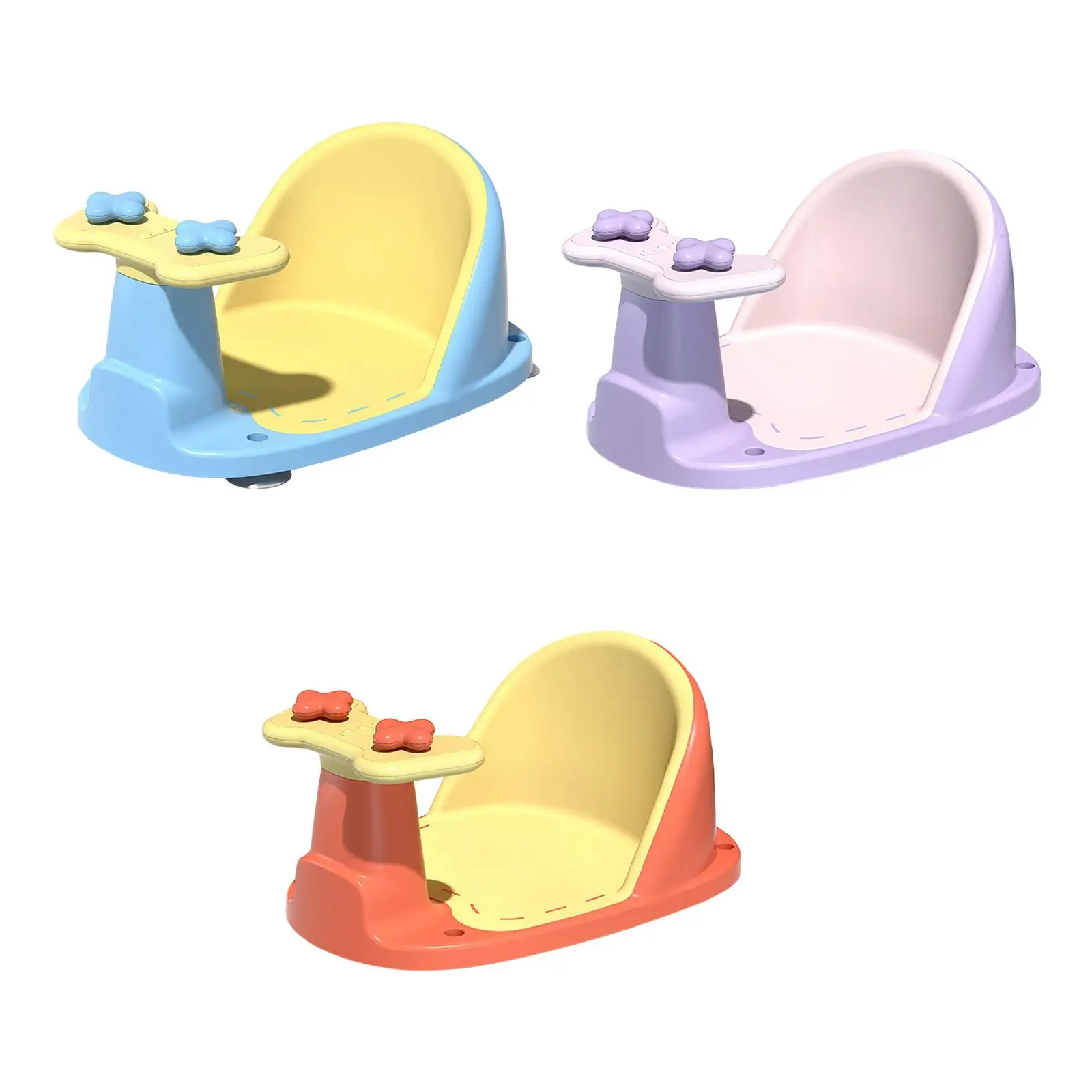 

Нескользящее детское сиденье для ванны, поддержка спинки стула для детей 6-18 месяцев, малыши