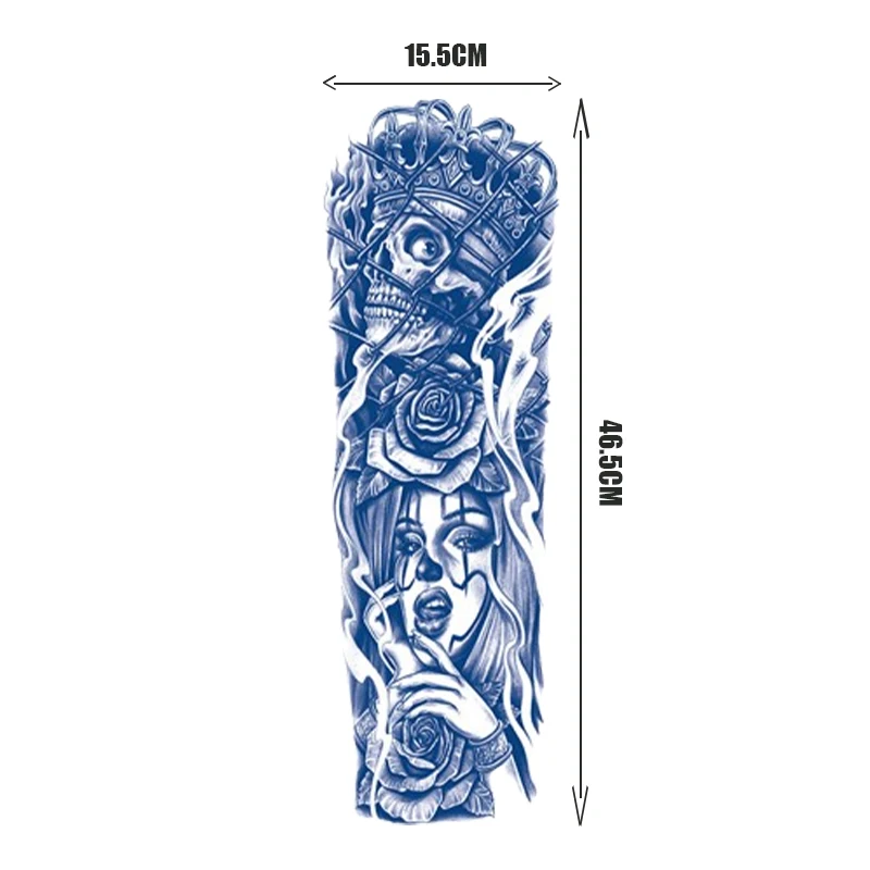 Водостойкая Временная Татуировка Для Мужчин Рука С Животными Дизайн