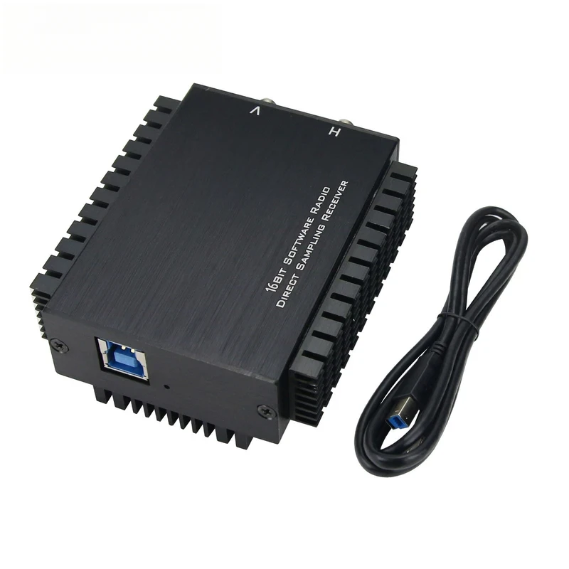 Новый приемник радиоприемника RX888 MK2 SDR Ham LTC2208 16 бит ADC прямая проба R828D HF VHF HDSDR