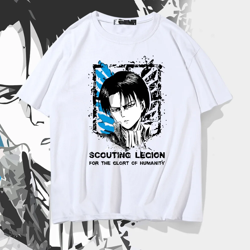 Y Liwell с коротким рукавом аниме-атака гигантская летняя тенденция свободная