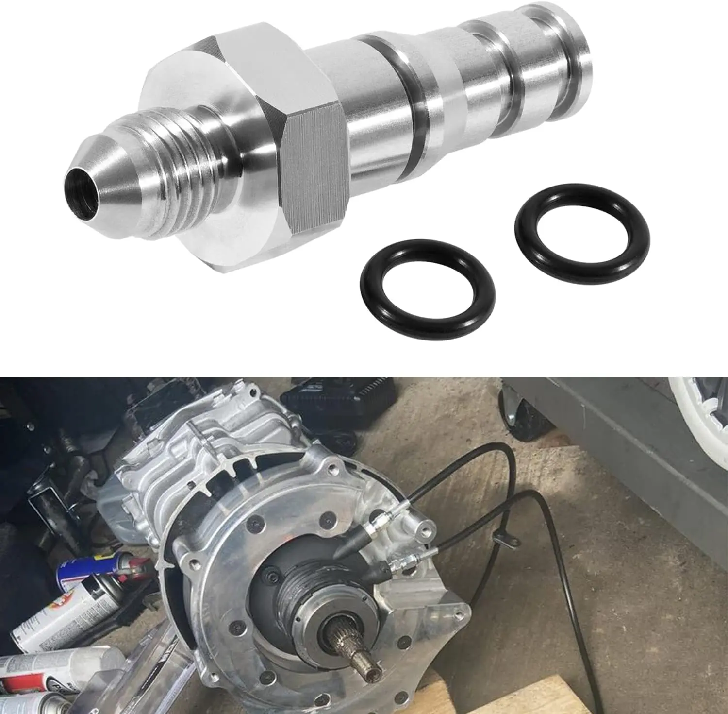 

ChuangQian для GM LS LSX TR6060 муфта ведомого цилиндра, гидравлический Линейный адаптер, фитинг AN-4 TREMEC SWAP SS