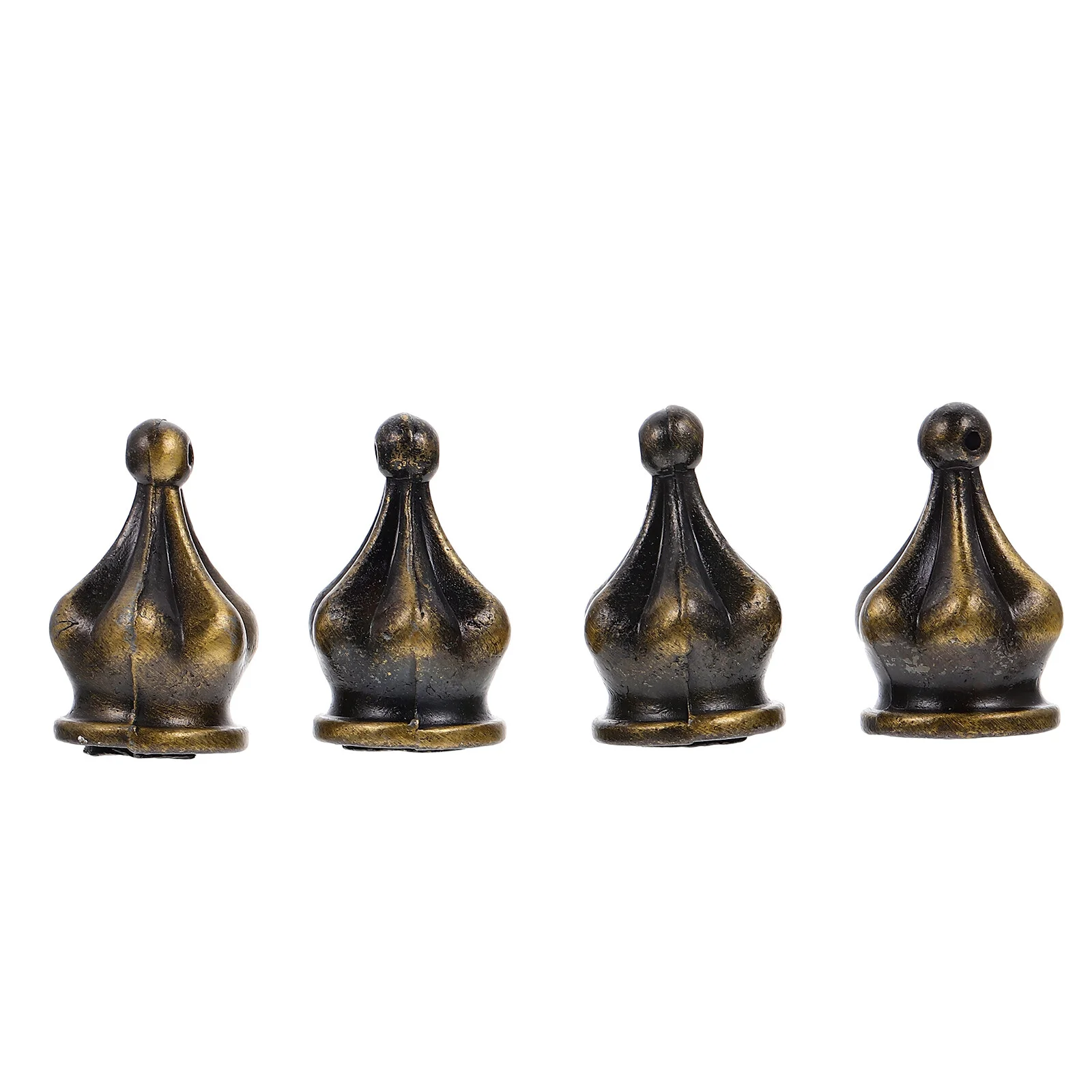 

4 Pcs Lampshades For Table Lamps Brass Lamp Decoration Desk Knob Chic Zinc Alloy Screw Caps