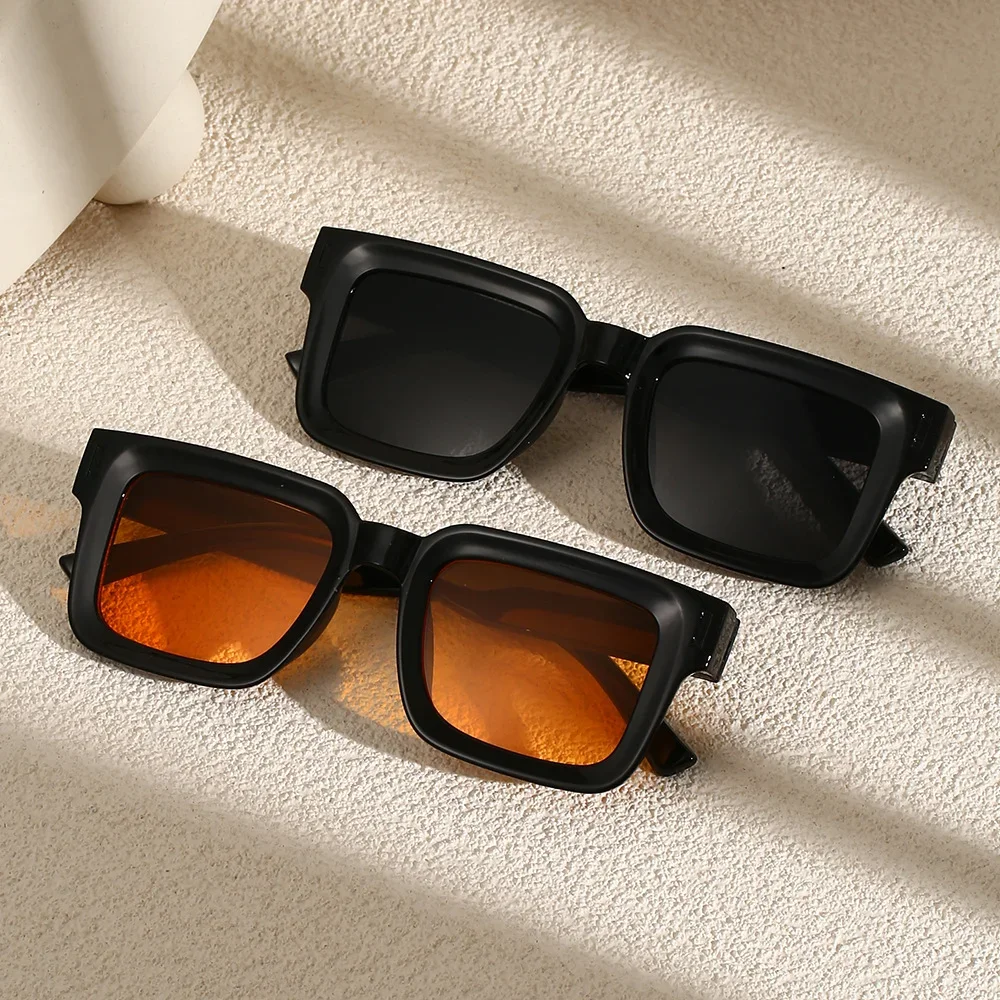 Солнечные очки квадратной формы для мужчин и женщин Модные Дизайнерские