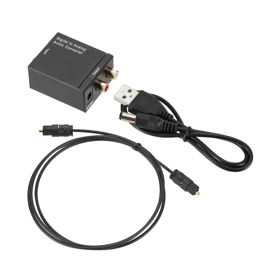 Новый Цифровой оптический коаксиальный преобразователь сигнала Toslink RCA в