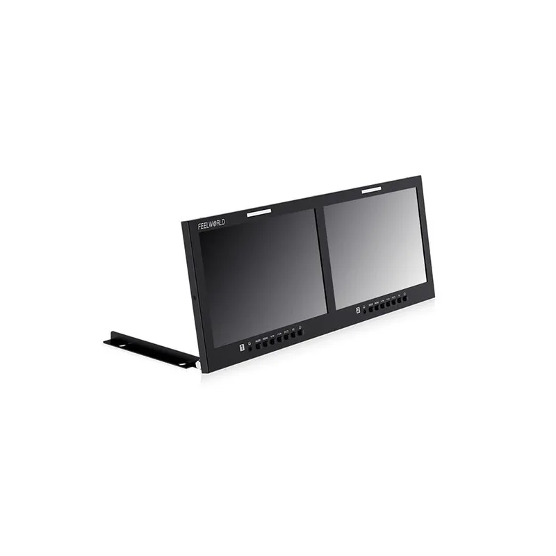 FEELWORLD D101 PLUS двойной 10 1-дюймовый монитор 4RU для монтажа в стойку 4K HDMI SDI 1920x1200IPS