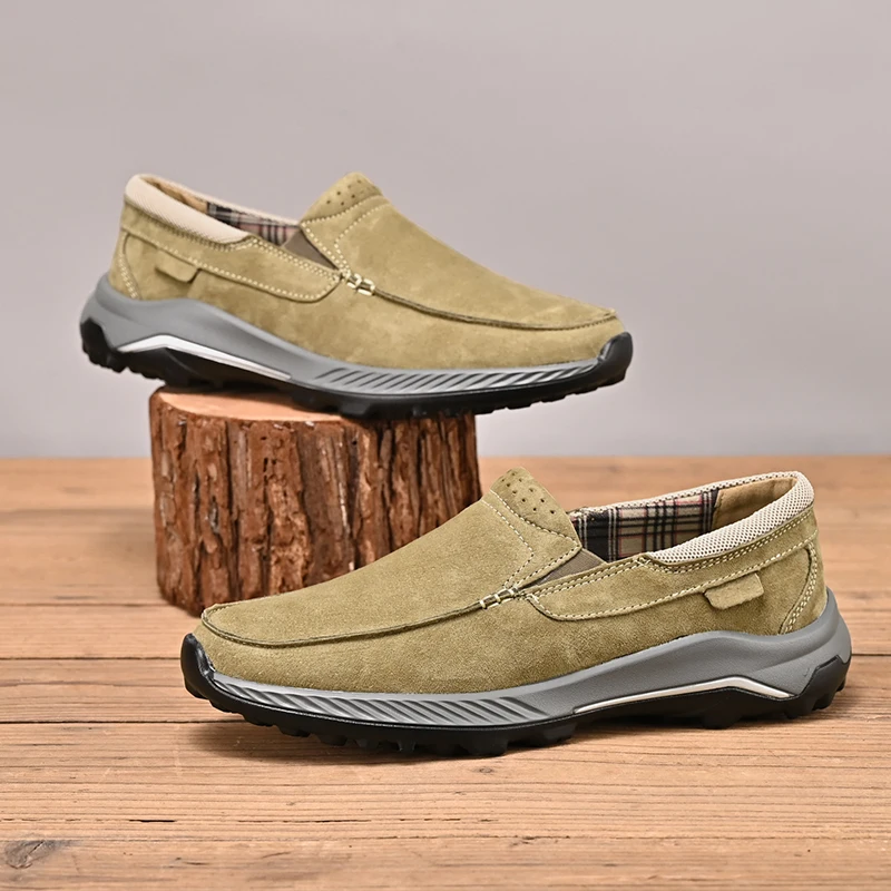 Лидер продаж мужские лоферы в Европе и Америке износостойкая обувь на подошве