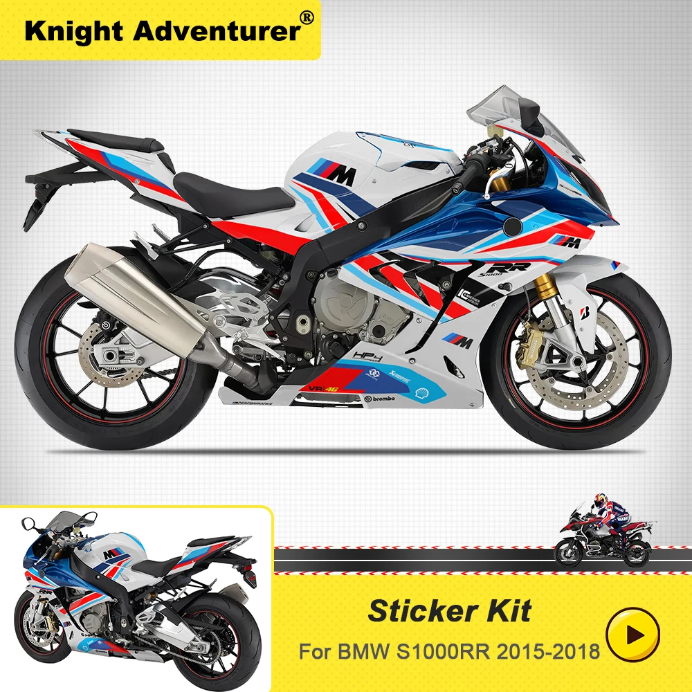

M1000RR Motorcycle body decals For S1000RR 2015 2016 2017 2018 Whole Vehicle Fairing Sticker Protection Brand logo decals new