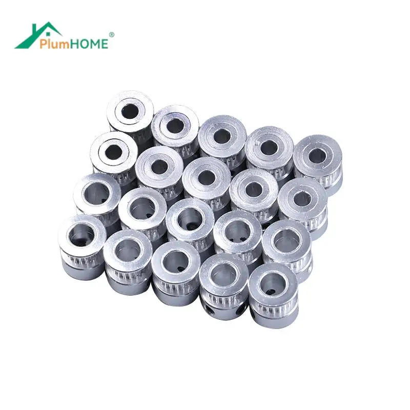 

Wholesale 10pcs/lot GT2 5mm 8mm Aluminum Timing Pulley For Gt2 Synchronous Belt Timing Pulley 20 Teeth Or Grooves 2gt Belt