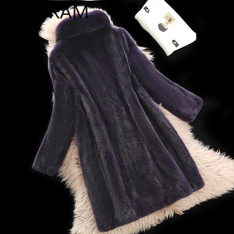 Женская куртка из натурального норкового меха