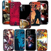 marvel iron man phone cases for samsung galaxy a31 a32 a51 a71 a52 a72 4g 5g a11 a21s a20 a22 4g carcasa funda coque soft tpu