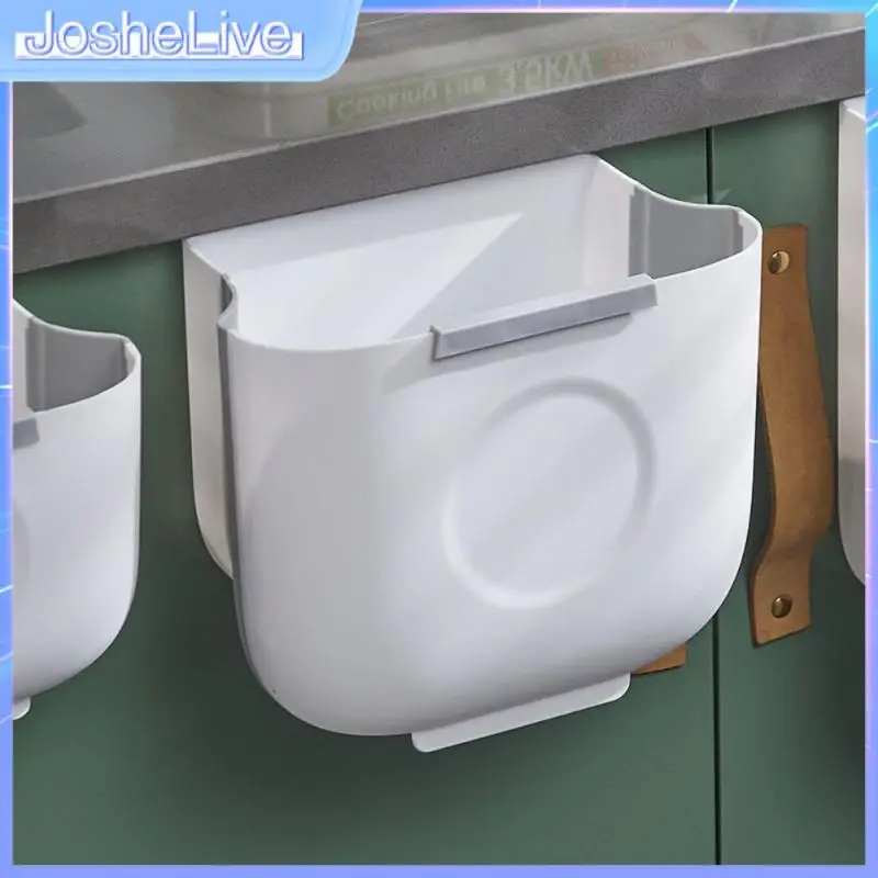 

Cabinet Door Clip Hanging Type Folding Moon Trash Can Not Bend Down And Not Afraid Of Dogs Turning Over Wall-mounted Trash Can