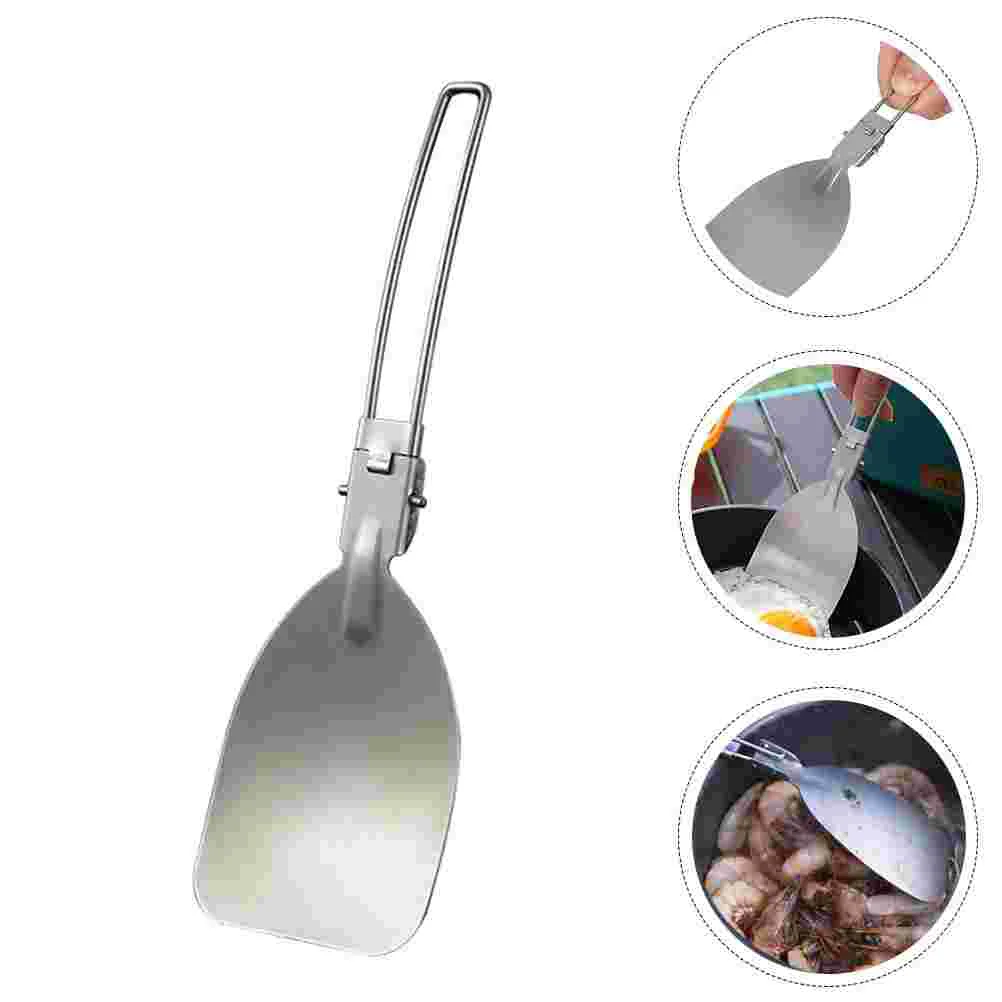 

Spatula Folding Frying Spatula Multi-function Wok Spatula Camping Accessory for Cooking Picnic Camping
