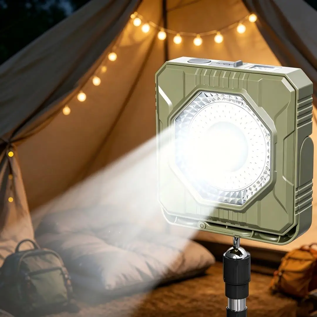 Фото Карманный фонарик с COB LED-подсветкой, 5000 мАч, на солнечной батарее, миниатюрный EDC-фонарь, магнитный рабочий фонарь, брелок-фонарик, IP42, портативный сигнальный фонарь. №1